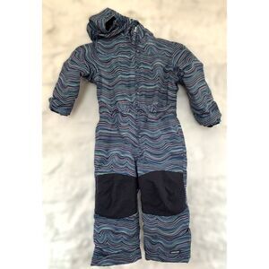 NWOT Lands End Kids 1-pc Snow/Ski/Snowboard Suit Grow-a-Long Design Size 3